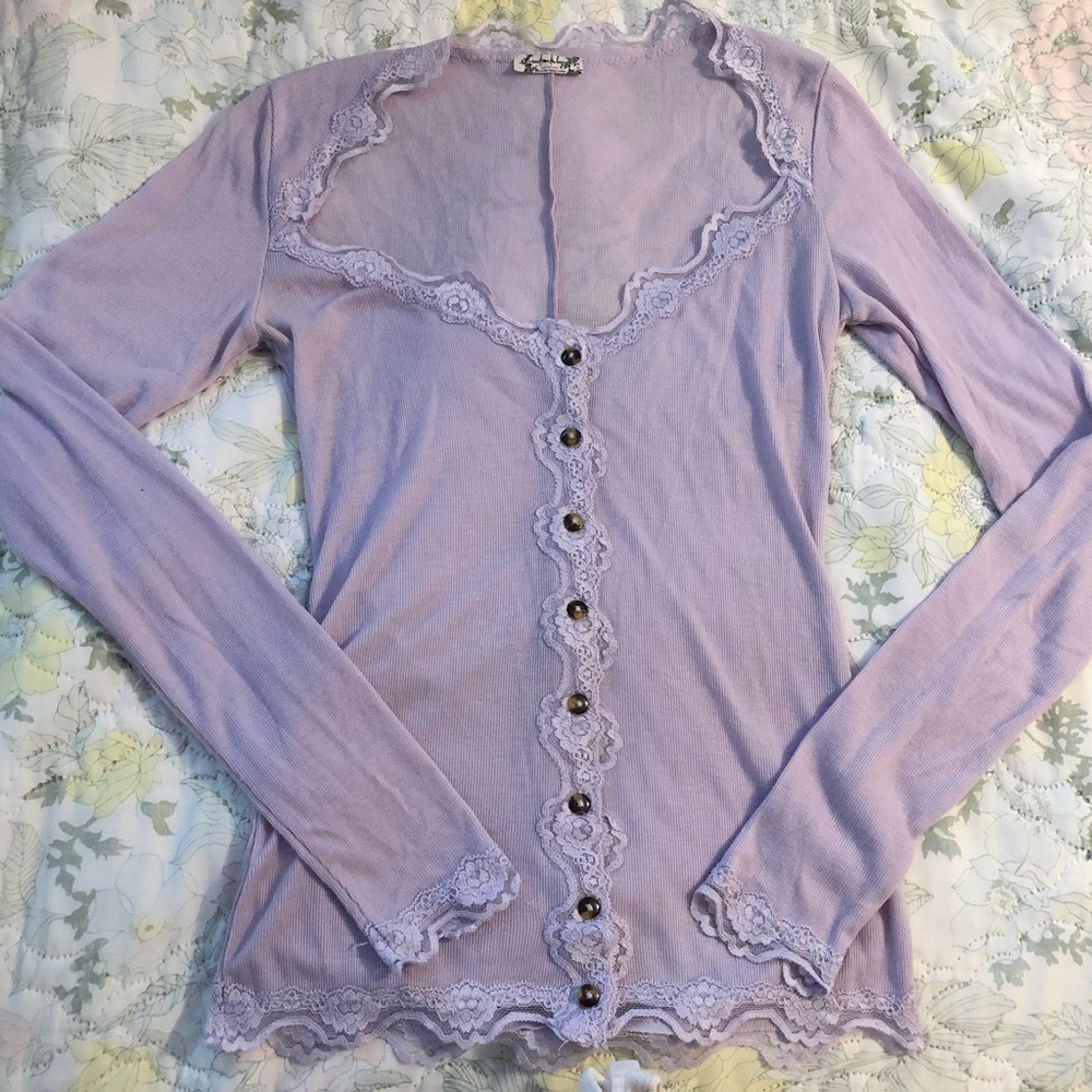 Intimately Free people lilac long sleeve